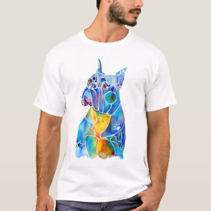 Camiseta caprichosa del perro de la camisa del