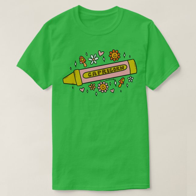 Camiseta Capricorn Crayon (Diseño del anverso)