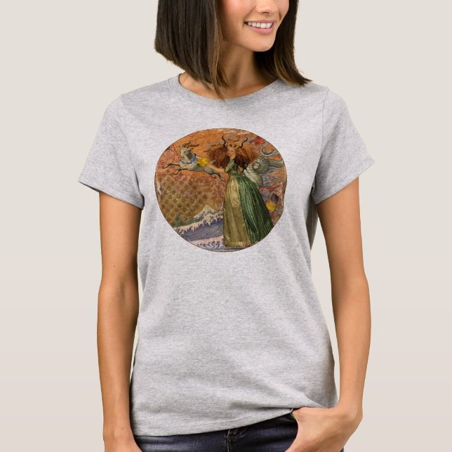 Camiseta Capricorn Mujer Goat Whimsical Fun (Anverso)