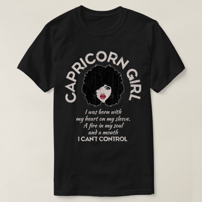 Camiseta Capricorn Savage AF Appartal Funny Zodiac Gift Pul (Diseño del anverso)