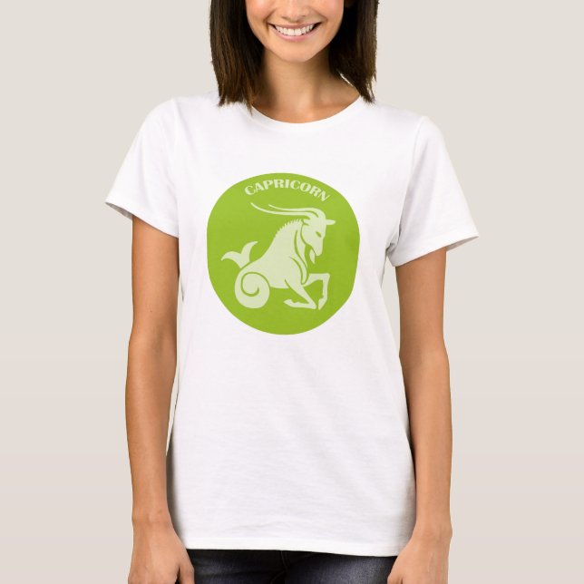Camiseta Capricorn, Zodiac Sign, Horoscope, Astrology (Anverso)