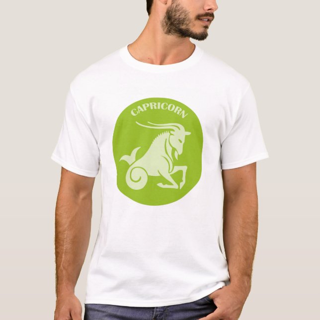 Camiseta Capricorn, Zodiac Sign, Horoscope, Astrology (Anverso)