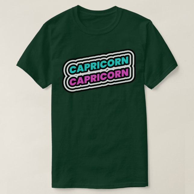 Camiseta Capricornio (Diseño del anverso)