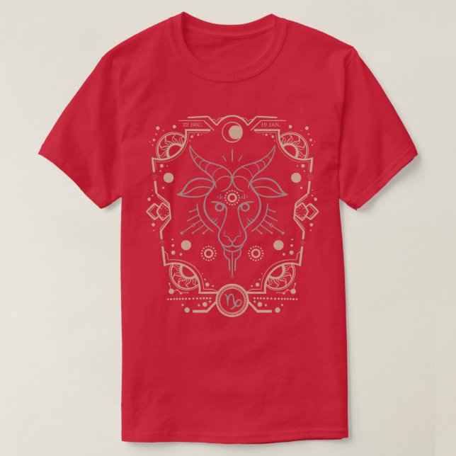 Camiseta Capricornio (Diseño del anverso)