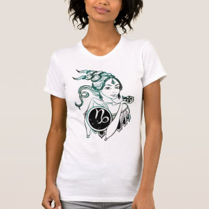 Camiseta Capricornio Art Deco Lady