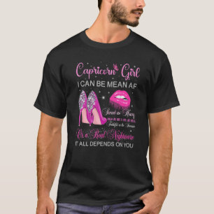 Camiseta Capricornio Chica Cumpleaños Tos Altos Lipas de go