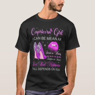 Camiseta Capricornio Chica Cumpleaños Tos Altos Lipas de go