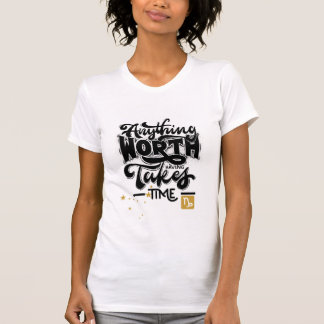 Camiseta Capricornio Cualquier Cosa Que Merezca La Pena Lle