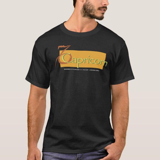 Camiseta Capricornio del zodiaco (Anverso)