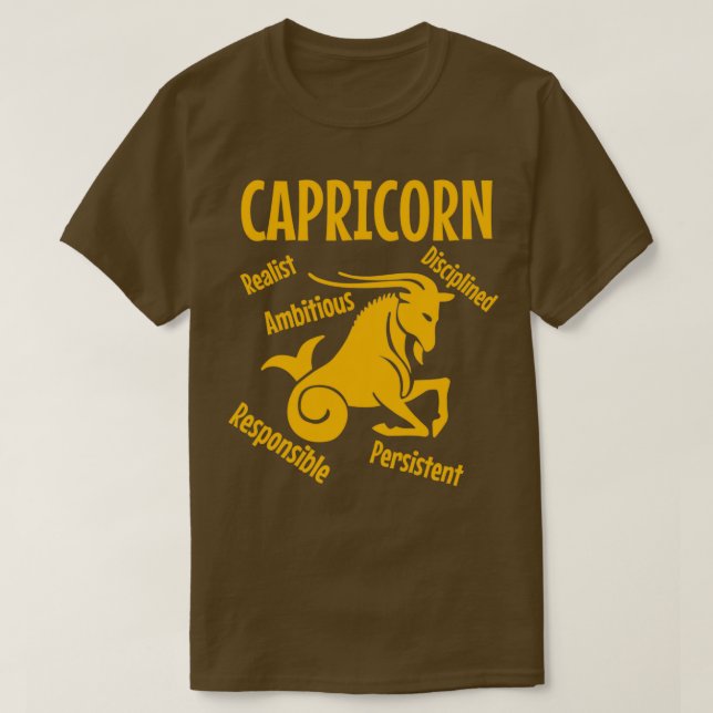 Camiseta Capricornio es el mejor signo (Diseño del anverso)