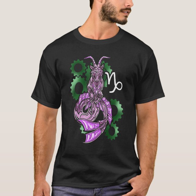 Camiseta Capricornio Horoscopio Inspiro Capricornio Símbolo (Anverso)
