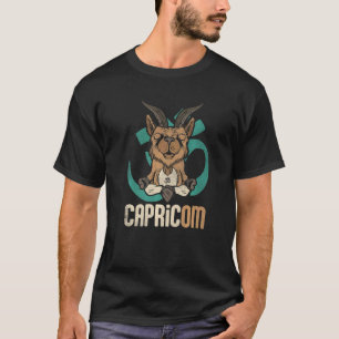 Camiseta Capricornio Íbice Yogi Capricornio Namaste Om Mant