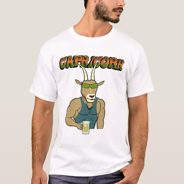 Camiseta Capricornio la cabra (Anverso)