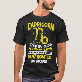 Camiseta Capricornio Odiado Por Muchos Diciembre Zodiac Bi