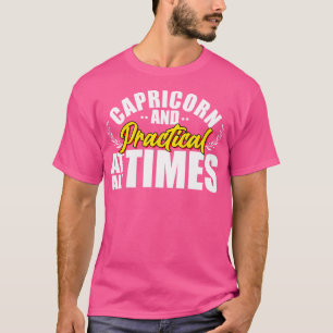Camiseta Capricornio Y Práctico