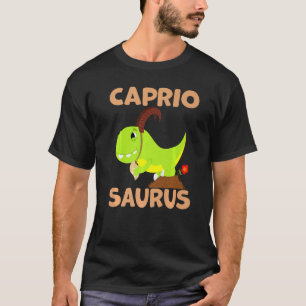 Camiseta Capriosaurus Capricorn Rótulo Zodiaco Astrología T