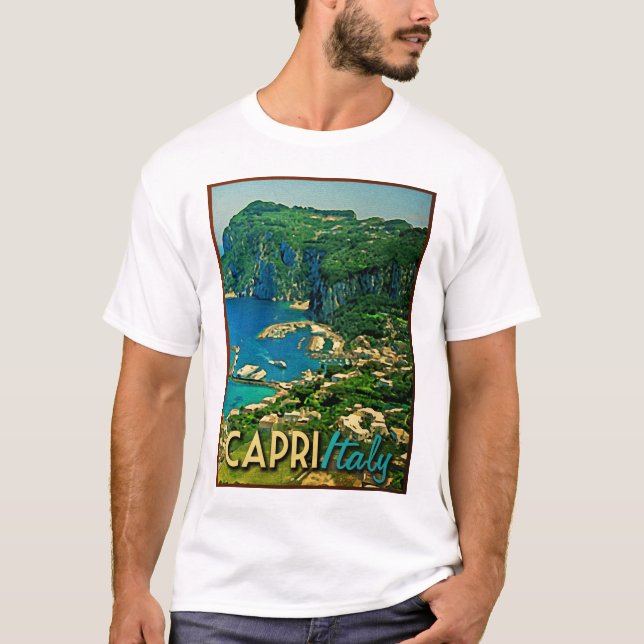 Camiseta Capris Italia Viajes de época (Anverso)