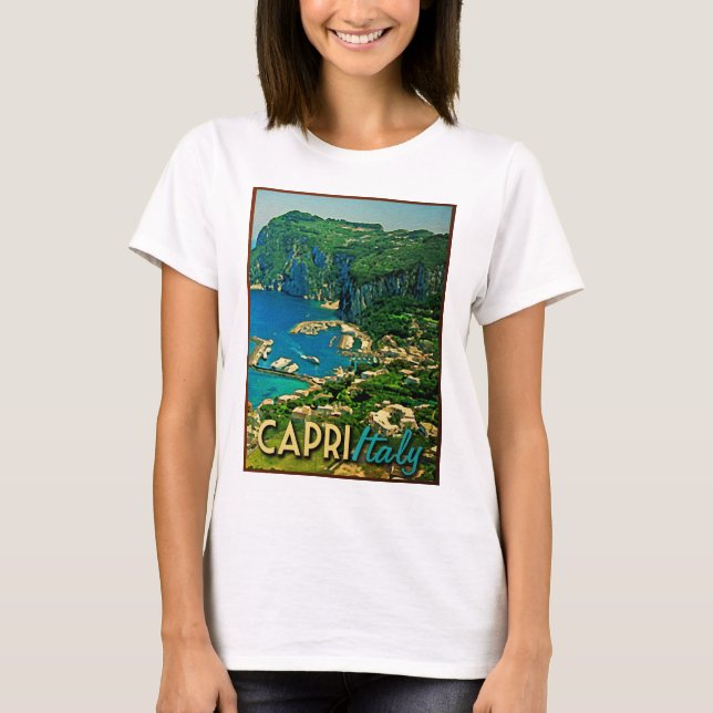 Camiseta Capris Italia Viajes de época (Anverso)