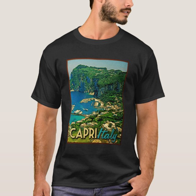 Camiseta Capris Italia Viajes de época (Anverso)
