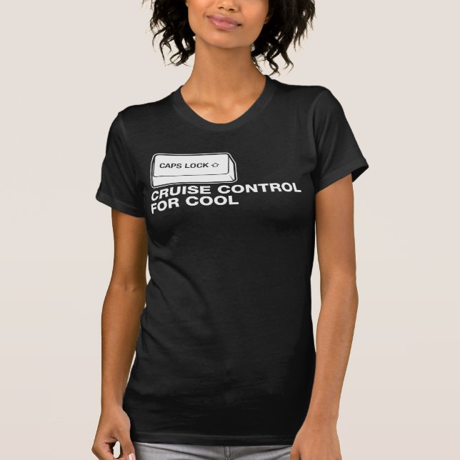 Camiseta capslock - control de travesía para fresco (Anverso)