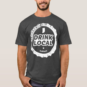 Camiseta Cápsula de botellas de cerveza de la nave local In