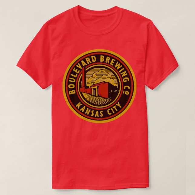 Camiseta Cápsula de frasco de la compañía de cerveza de Bou (Diseño del anverso)