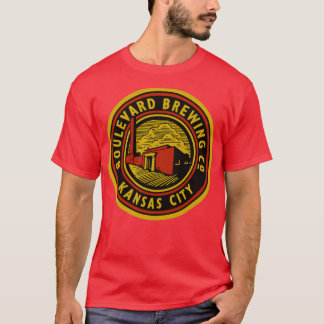 Camiseta Cápsula de frasco de la compañía de cerveza de Bou