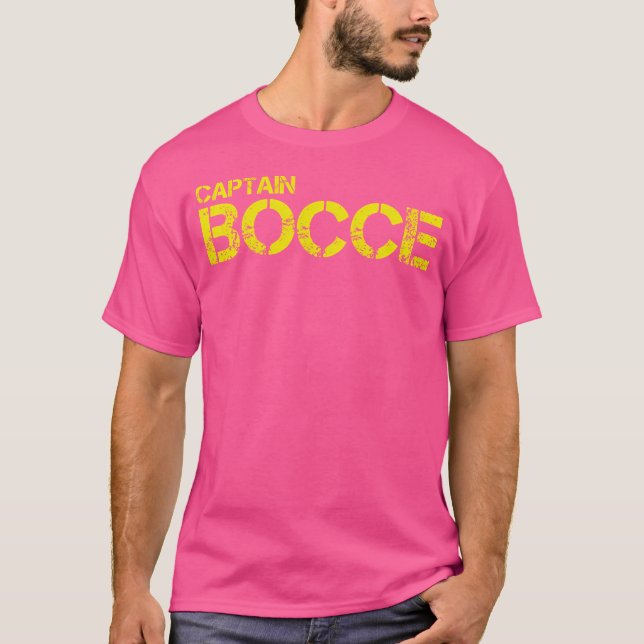 Camiseta Captain Bocce (Anverso)