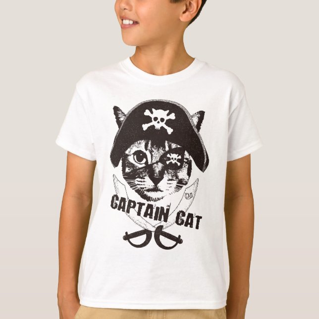 Camiseta Captain Cat (Anverso)