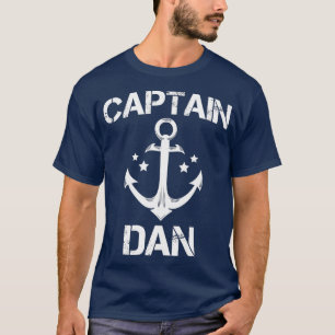 Camiseta CAPTAIN DAN Funny Nombre Personalizado del Cumplea