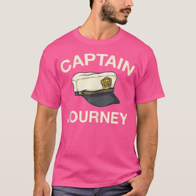Camiseta Captain Journey Seaman Name Yachtsman Nickname Fun (Anverso)