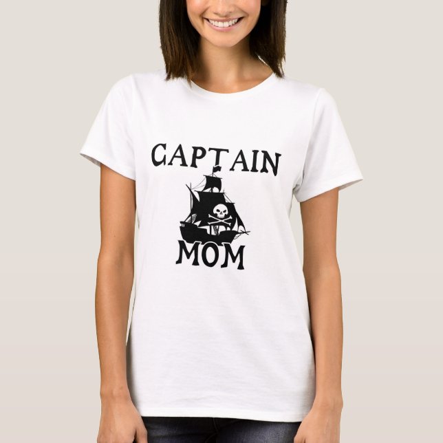 Camiseta Captain Mom Ladies T-Shirt (Anverso)