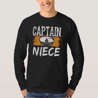 Camiseta Captain Niece Ship Boat Crew Yacht