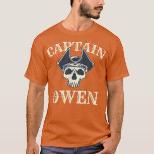 Camiseta Captain Owen Funny Name Humor Nickname Villain Fri