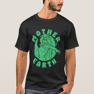 Camiseta Captain Planet Y La Madre Del Día De La Tierra De 