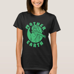 Camiseta Captain Planet Y La Madre Del Día De La Tierra De 