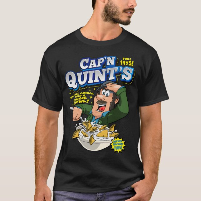 Camiseta Captain Quint's Cereal (Anverso)
