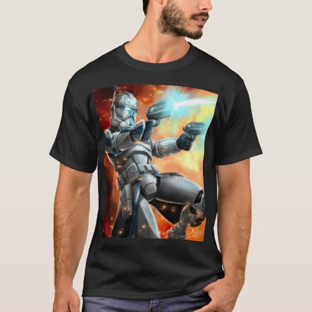 Camiseta Captain Rex – Clone Trooper of the 501st (Anverso)