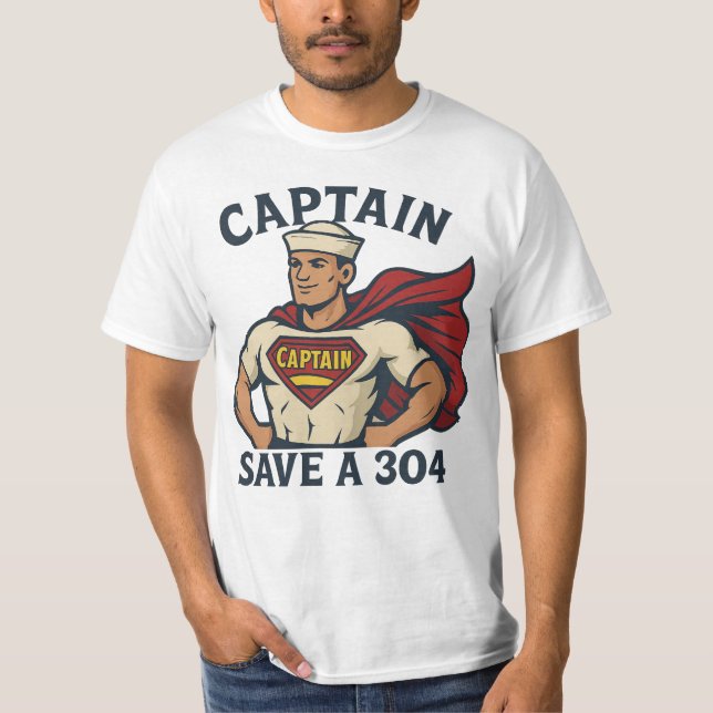 Camiseta Captain Save A 304 - T-Shirt (Anverso)
