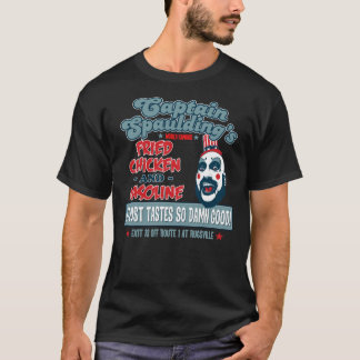Camiseta Captain Spaulding Devils rechaza el pollo y el