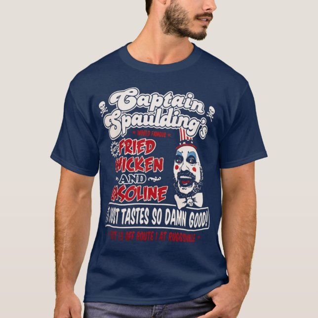 Camiseta Captain Spaulding Fried friend (Anverso)