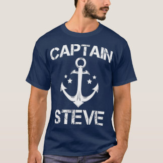 Camiseta CAPTAIN STEVE Funny Nombre personalizado del cumpl