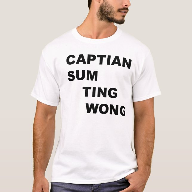 Camiseta Captain Sum Ting Wong (Anverso)