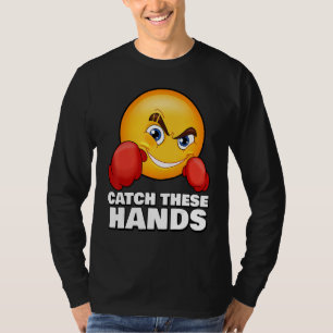 Camiseta Captar estos Manos Gym Meme Boxing Fitness entrena