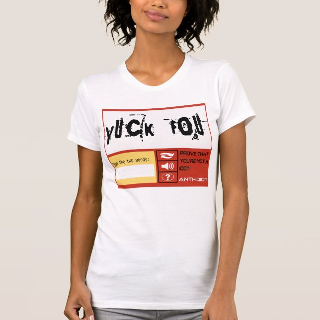 Camiseta captcha (Yuck Fou) (Anverso)