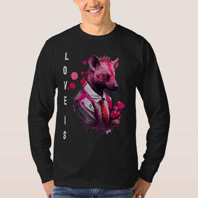Camiseta Captivating Love is With Heart Animal Valentine's  (Anverso)