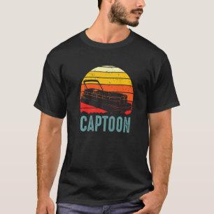 Camiseta Captón en bote Pontoon Tritoon Capitán Pontoon Bo