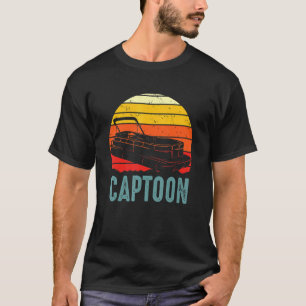 Camiseta Captón en bote Pontoon Tritoon Capitán Pontoon Bo
