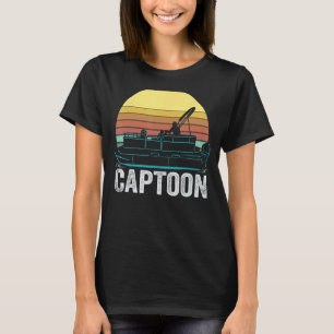 Camiseta Captoon - Capitán divertido de pontón - Chistes de