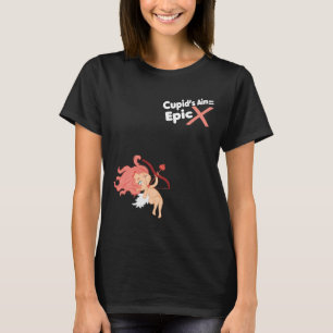 Camiseta Captura de amor épica - Diseño de corazón animado